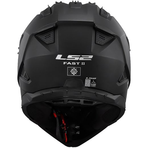 LS2 MX708 Fast II Enduro & MX helmets ECE 22.06 black matt