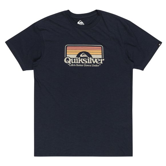 Quiksilver Step Inside κοντομάνικες μπλούζες μπλε