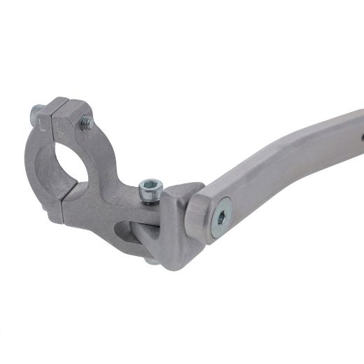 Προστατευτική αλουμινένια μπάρα BARKBUSTERS μπάρες μανετών ROYAL ENFIELD HIMALAYAN 450 / GUERRILLA 450 2024- BHG-119 silver