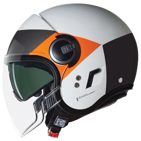 Ρετρό Jet Κράνος NOLAN N21 VISOR Onirico 346 άσπρο/μαύρο/πορτοκαλί