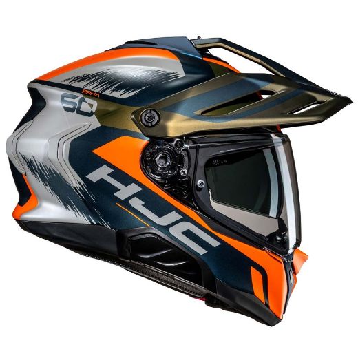 HJC RPHA 60 Quid MC47SF adventure helmets ECE 22.06 +long smoke visor