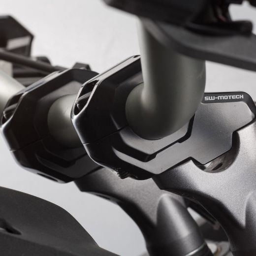 Bar risers SW-MOTECH BARBACK 30mm high for 28mm handlebars black - USED