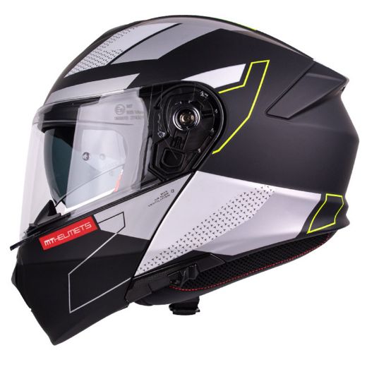 MT Genesis SV Flip-up κράνη Talo B2 black / grey matt