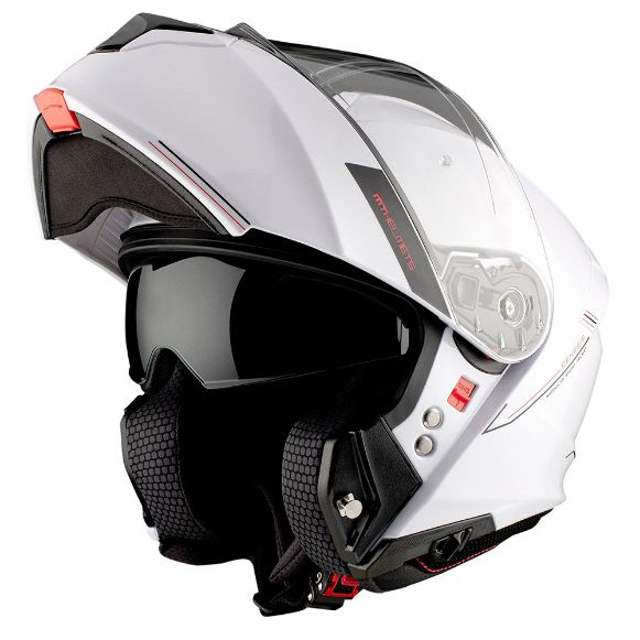 MT Genesis SV Flip-up κράνη solid A0 gloss pearl white