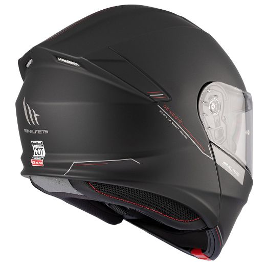 MT Genesis SV Flip-up helmets solid A1 matt black