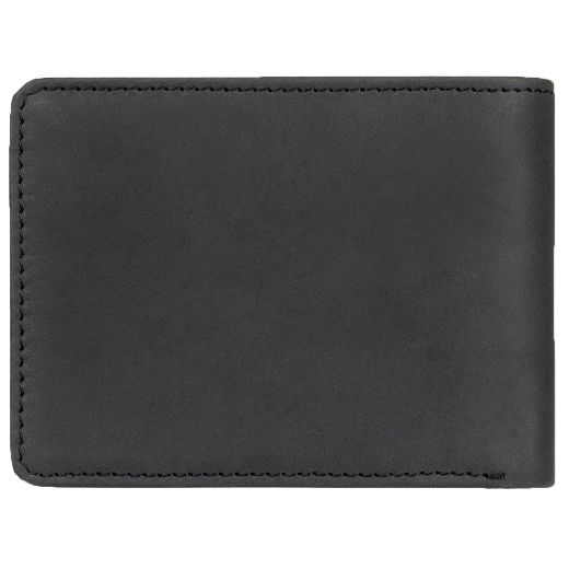 Δερμάτινα ανδρικά πορτοφόλια QUIKSILVER MAC TRI-FOLD αντρικό πορτοφόλι Leather μαύρο