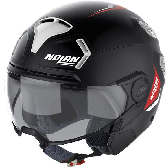 Jet Κράνος μηχανής NOLAN N30-4 T INCEPTION 19 Μαύρο Ματ | Προσφορά Χανιά