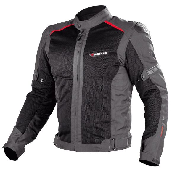 Καλοκαιρινό αδιάβροχο μπουφάν μηχανής NORDCODE FIGHT AIR PRO DARK GREY | Προσφορά Χανιά