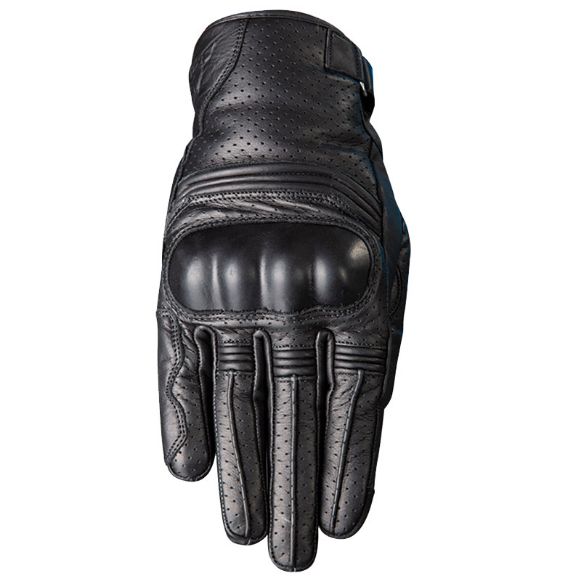 Ρετρο δερμάτινα καλοκαιρινά γάντια μηχανής Nordcode Throttle μαύρα | Προσφορά Χανια