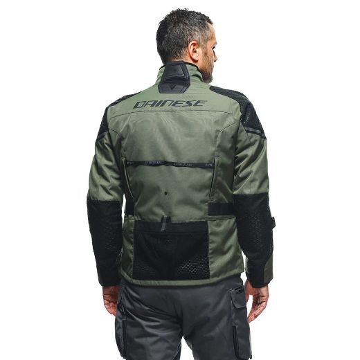 Αδιάβροχα Χειμερινά Μπουφάν Μηχανής DAINESE LADAKH 3L D-DRY λαδί μαύρο | Προσφορά Χανιά