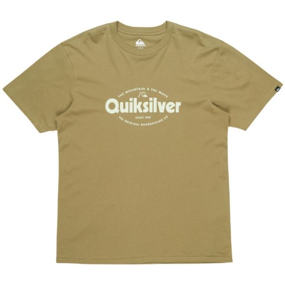 Quiksilver Ev Shape All Day κοντομάνικες μπλούζες λαδί χανιά