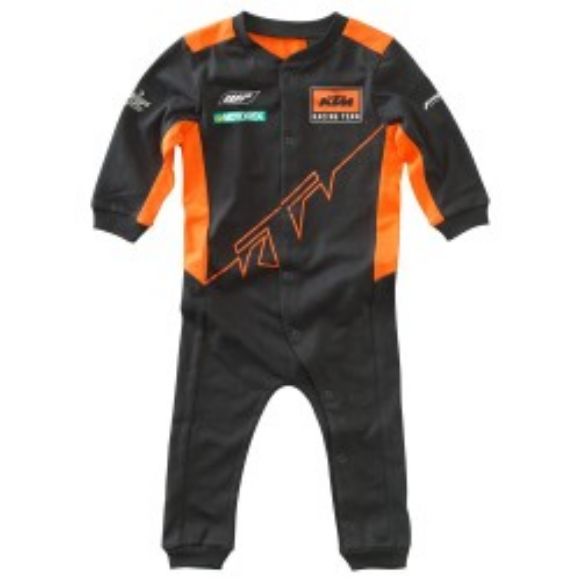 KTM BABY TEAM ROMPER SUIT BLACK/ORANGE παιδικό φορμάκι Χανιά