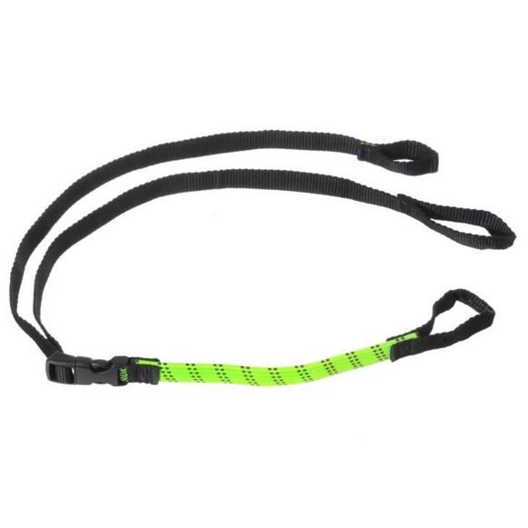 Rokstraps Stretch Strap set ρυθμιζόμενοι ελαστικοί ιμάντες σετ 31-106cm μαύρο / κίτρινο φωσφοριζέ Χανιά