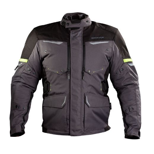 Nordcode Senegal μπουφάν 3 εποχών dark grey / fluo-yellow