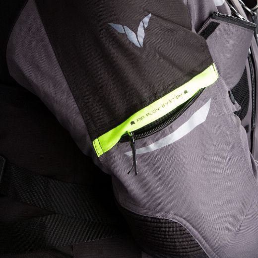 Nordcode Senegal 3 seasons jackets dark grey / fluo-yellow Chania