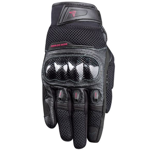 Nordcode Air Tech-R καλοκαιρινά γυναικεία γάντια μαύρο/ροζ χανιά