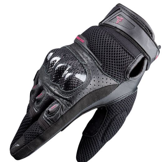 γυναικεία καλοκαιρινά γάντια NORDCODE AIR TECH R γάντι μηχανής black pink μαύρο ροζ