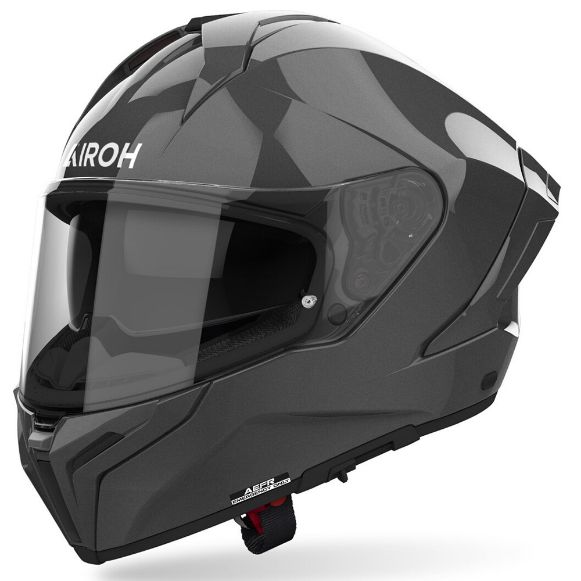 Full face κράνος μηχανής Airoh Matryx ECE 22.06 ανθρακί γυαλιστερό | GASmoto.gr