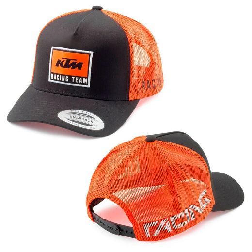 KTM Team Trucker Cap mens hats black/orange