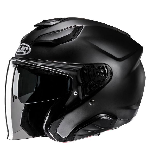 Jet κράνη μηχανής HJC F31 SEMI μαύρο ματ Χανιά