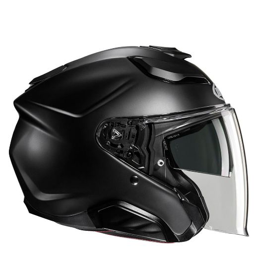 motorcycle jet helmets HJC F31 SEMI FLAT BLACK Chania
