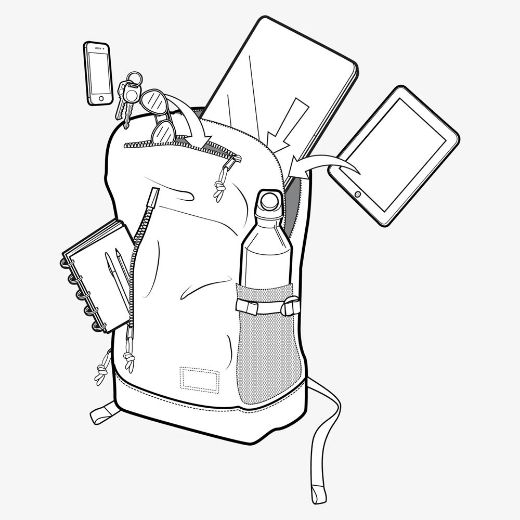 BURTON PROSPECT 2.0 20L TRUE BLACK