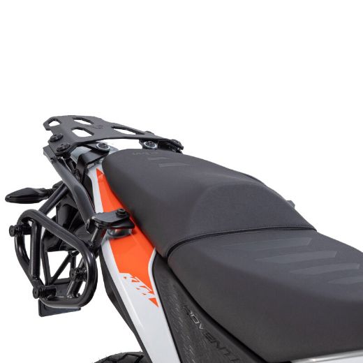 SW-Motech Street-Rack αλουμινένια σχάρα KTM 390 Adventure 2019-2024 μαύρη