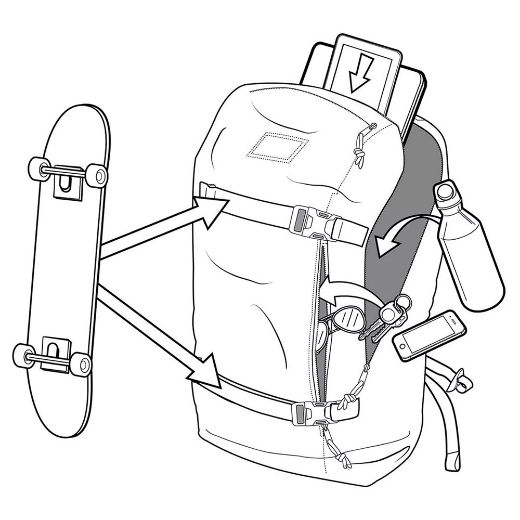 Burton Kilo 2.0 backpack sharkskin 27L Chania