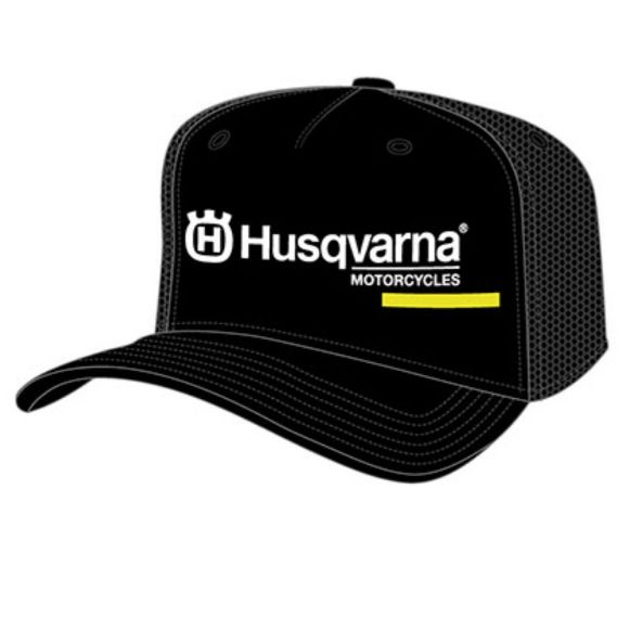 Husqvarna Gotland Trucker Cap αντρικά καπέλα μαύρο χανιά