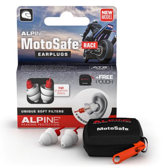 Ωτοασπίδες οδήγησης μηχανής Alpine Ear Plugs Motosafe Race | GASmoto.gr Χανιά