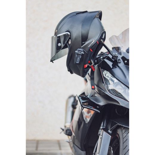 Single helmet intercom system Cardo Packtalk Neo JBL bluetooth / mesh