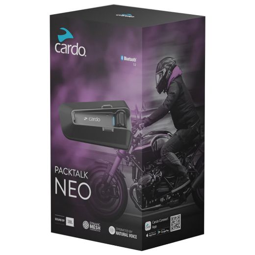 Cardo Packtalk Neo JBL single helmet bluetooth / mesh intercom system Chania
