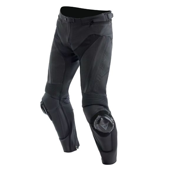 Σπορ δερμάτινο παντελόνι μηχανής Dainese Delta PERF. 4 μαύρο | GASmoto.gr