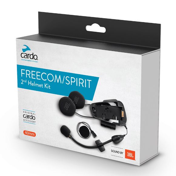 Cardo 2nd Helmet Kit ακουστικών & μικροφώνου Freecom / X & Spirit / HD lines με ηχεία JBL 40mm GASmoto Χανιά