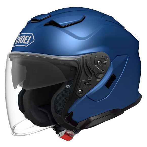 Shoei J-Cruise 3 jet κράνος μηχανής ECE 22.06 ματ μπλε μεταλλικό | GASmoto.gr