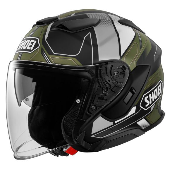 Shoei J-Cruise 3 Whizzy TC-1 jet κράνος μηχανής ECE 22.06 μαύρο / λαδί | GASmoto.gr