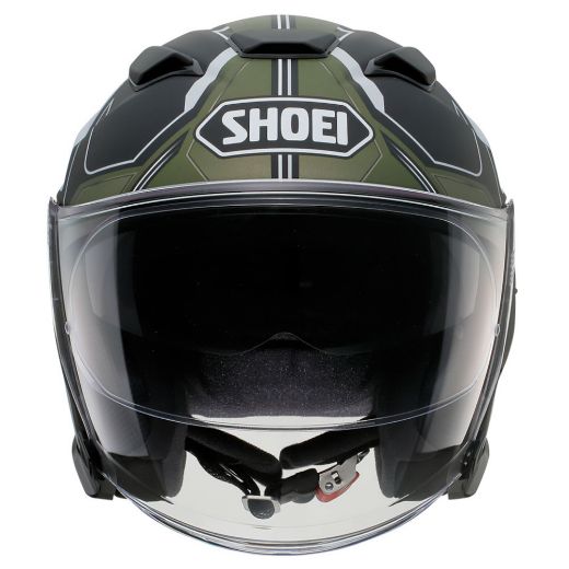 Motorcycle jet helmet Shoei J-Cruise 3 Whizzy TC-11 black / olive | GASmoto.gr