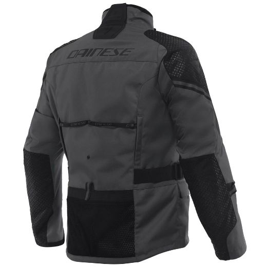 Ανδρικά Μπουφάν DAINESE LADAKH 3L D-DRY αδιάβροχο τζάκετ μηχανής iron-gate black γκρι μαύρο