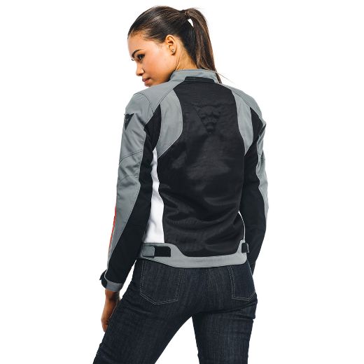 Summer Jacket Dainese Hydraflux 2 Air Lady D-Dry  black / grey / red | GASmoto