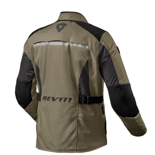 χειμερινό αδιάβροχο μπουφάν μηχανής Revit voltiac 3 H2O green anthracite