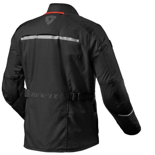 χειμερινό αδιάβροχο μπουφάν μηχανής Revit voltiac 3 H2O black silver