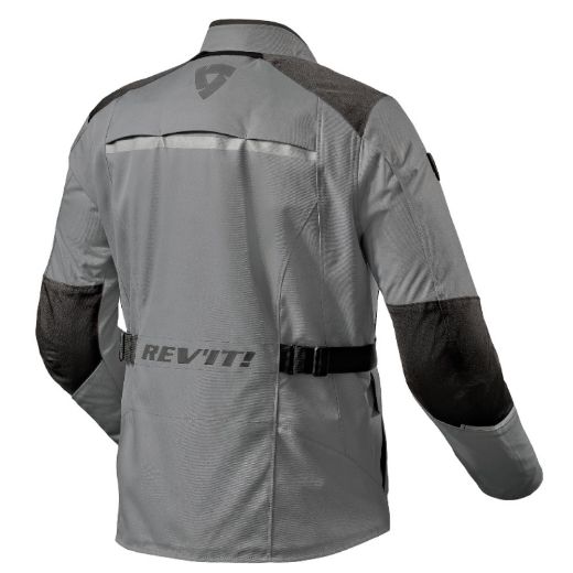 χειμερινό αδιάβροχο μπουφάν μηχανής Revit voltiac 3 H2O γκρι μαύρο grey black