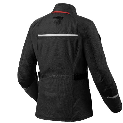 γυναικείο χειμερινό αδιάβροχο μπουφάν μηχανής Revit voltiac 3 H2O black silver