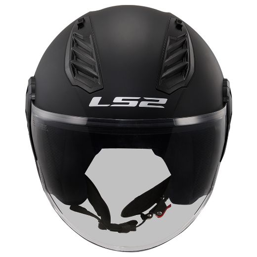 LS2 Airflow II Jet helmets ECE 22.06 gloss black Chania
