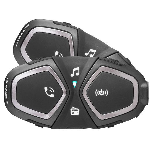 Διπλή Ενδοεπικοινωνία κράνους μηχανής Interphone Connect HD | GASmoto.gr