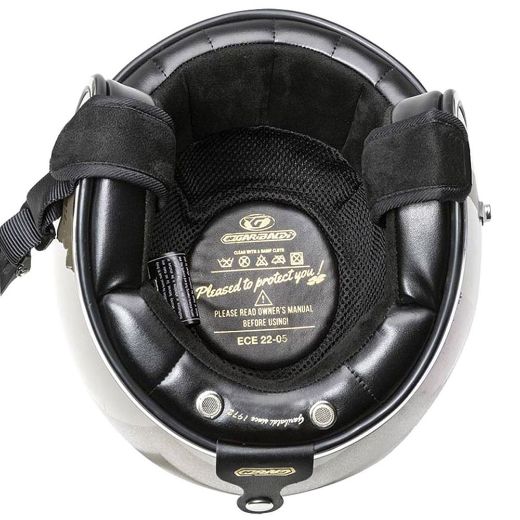 Garibaldi G02X retro helmets matt grey Chania