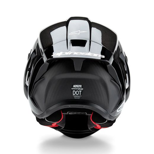 Racing Full-Face Helmets Alpinestars Supertech R10 black carbon matte & glossy | GASmoto.gr