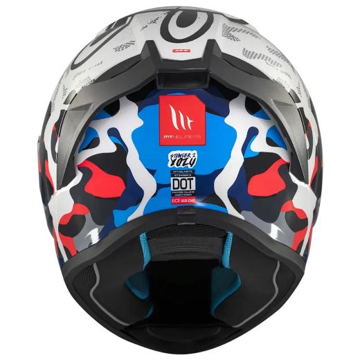MT Stinger 2 Yozu full-face helmets A7 white/blue/red gloss