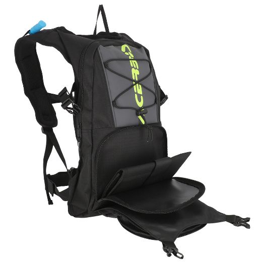 σακίδια πλάτης μοτοσικλέτας acerbis H2O logo backpack 10l black grey μαύρο γκρι