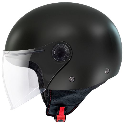 Motorcycle Jet Helmet MT Street S gloss black | GASmoto.gr
